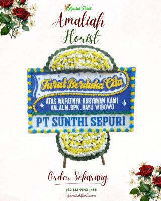 Papan Bunga Duka di Serasan Timur