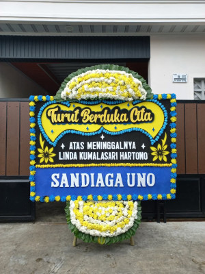 Papan Bunga Duka di Serasan Timur